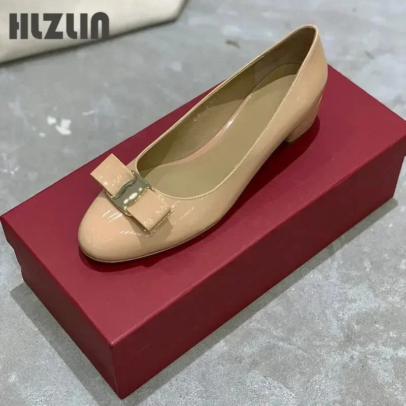 Men'S Shoes Quality - รองเท้าผู้หญิงทำมือคุณภาพสูงรุ่นใหม่ปี 2026 หนังแท้ 100% ส้นสูง 3.5
