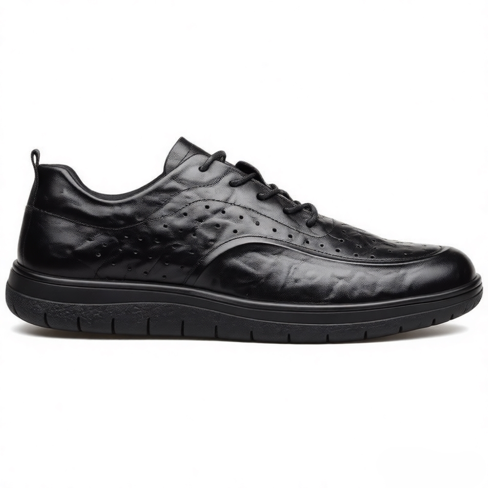 Men Shoes For Office Work - รองเท้าหนังแท้ลำลอง สไตล์หรูหรา พื้นนุ่ม หนังวัว สำหรับใส่ทำงาน ใส่ออกงาน