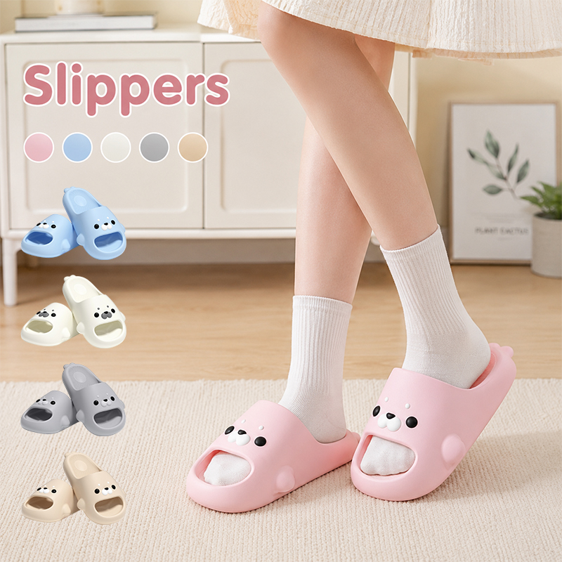 Men'S Shoes To Women'S Size - รองเท้าแตะแบบสวมสำหรับผู้หญิงและผู้ชาย พื้นนุ่ม กันลื่น เหมาะสำหรับใส่ในห้องน้ำ บ้าน หรือชายหาด