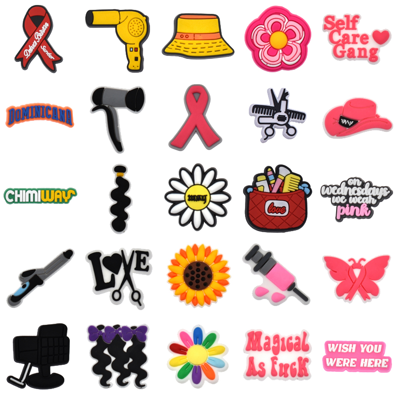 Men'S Shoes Crocs - Hairdressing รองเท้า Charms สําหรับ Crocs อุปกรณ์เสริมรองเท้าแตะผู้หญิง