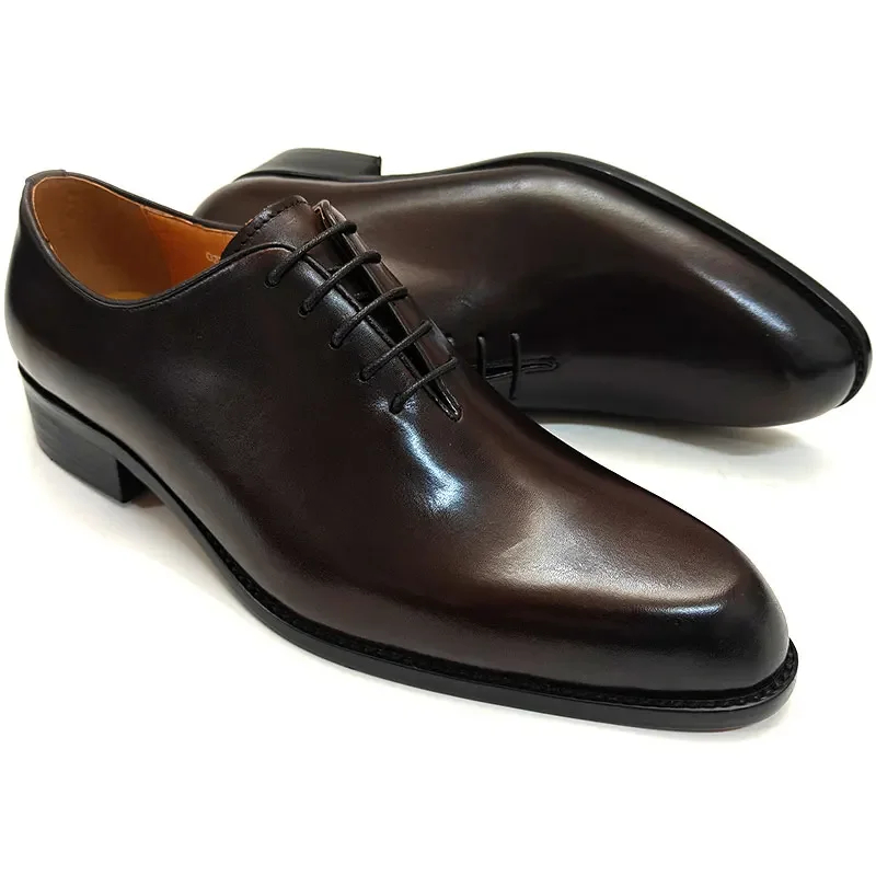 Men Shoes For Office Work - รองเท้าหนังผู้ชายสำหรับใส่ทำงานออฟฟิศทำงานแบบลำลองผ้าอ๊อกซ์ฟอร์ดสวมใส่สบาย