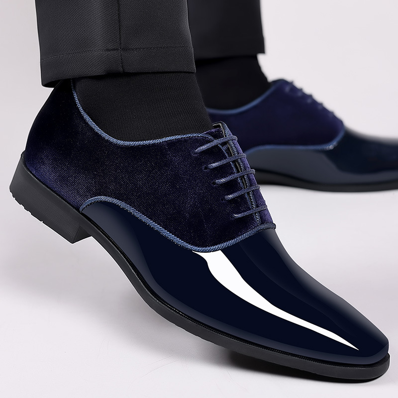 Men Shoes For Office Work - รองเท้าหนังธุรกิจแบบใหม่สำหรับผู้ชายรองเท้าทางการแบบผูกเชือกแบบลำลองรองเท้าใส่ทำงานในสำนักงานสำหรับผู้ชายแฟชั่นงานแต่งงาน