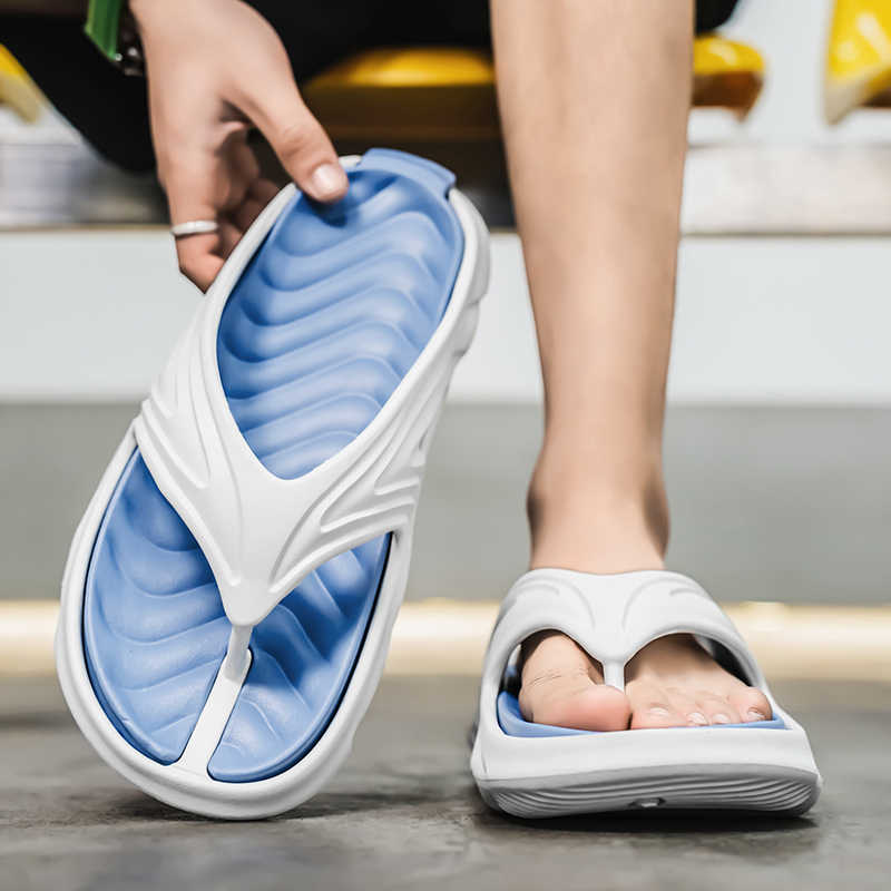 Men Shoes Offer - รองเท้าแตะแบบสวม T-Strap สำหรับฤดูใบไม้ผลิและฤดูใบไม้ร่วง รองเท้าลำลองแบบสปอร์ต รองเท้าผู้ชาย รองเท้าผ้าใบหลากสี