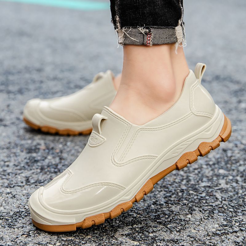 รองเท้าบูทยางกันน้ำสำหรับผู้ชา - Men Shoes Offer บทวิจารณ์และราคา