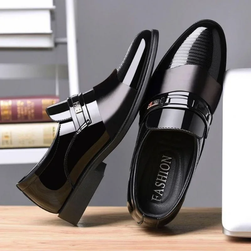 รองเท้าหนังสําหรับชายงานแต่งงา - Men Shoes For Office Work บทวิจารณ์และราคา