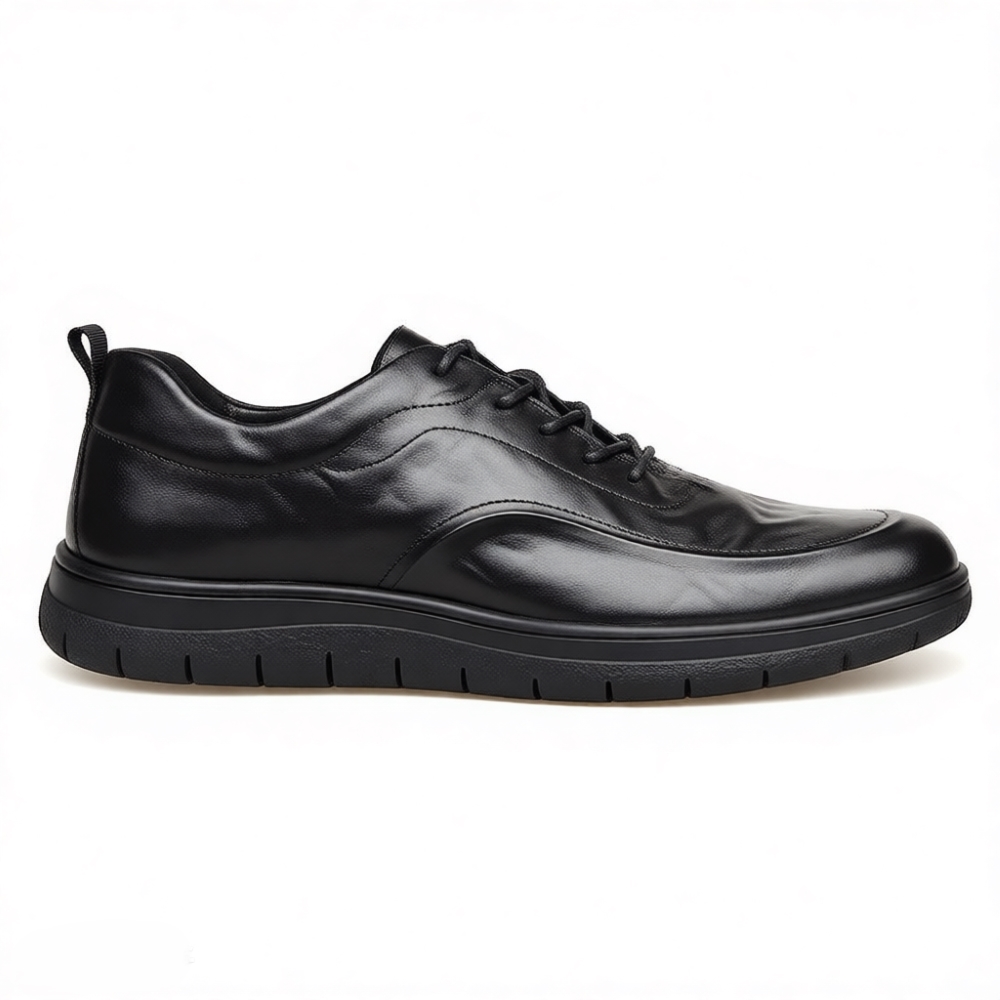 รองเท้าหนังแท้ลำลอง สไตล์หรูหร - Men Shoes For Office Work บทวิจารณ์และราคา