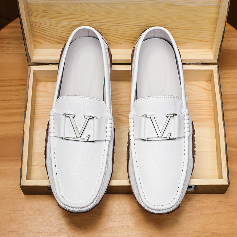 ขนาดใหญ่ขนาด38 ~ 48 Mens Loafe - Boat Shoe Leather บทวิจารณ์และราคา