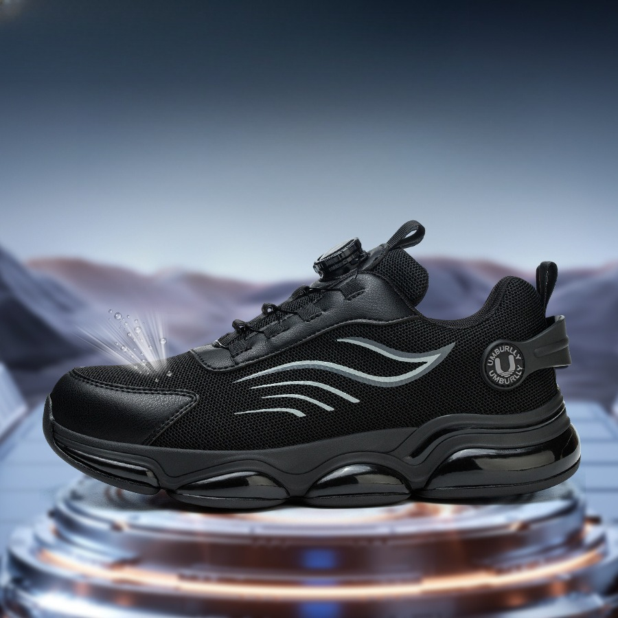 Mens Steel Toe Safety รองเท้าท - Boat Shoe Leather บทวิจารณ์และราคา