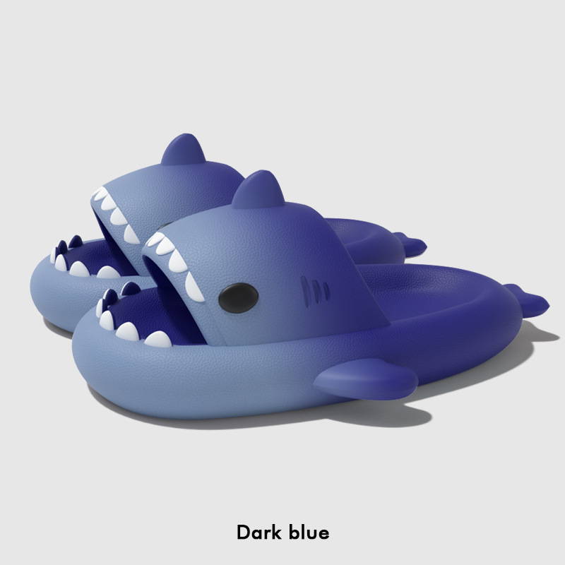 น่ารักการ์ตูน Shark รองเท้าแตะ - Men'S Shoes To Women'S Size บทวิจารณ์และราคา