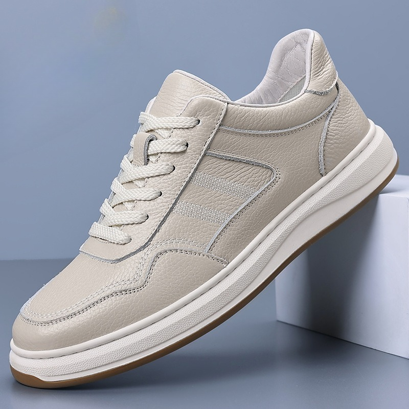 รองเท้าลำลองหนังแท้สำหรับผู้ชา - Boat Shoe Leather บทวิจารณ์และราคา