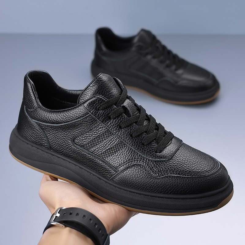 รองเท้าลำลองหนังแท้สำหรับผู้ชา - Boat Shoe Leather บทวิจารณ์และราคา