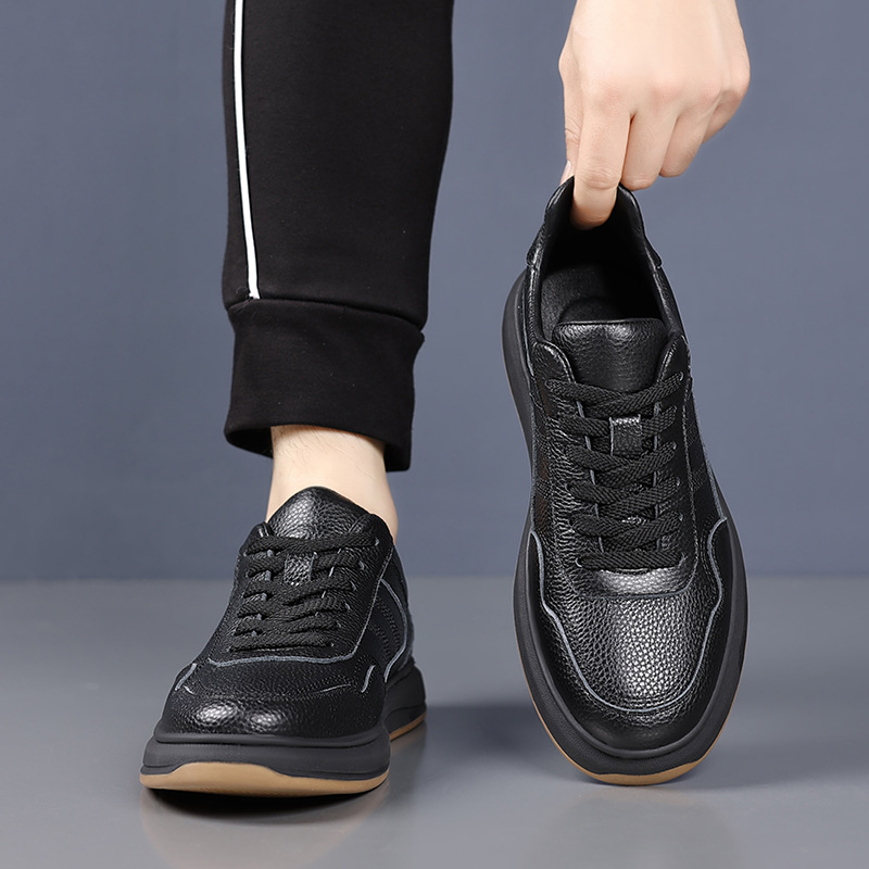 รองเท้าลำลองหนังแท้สำหรับผู้ชา - Boat Shoe Leather บทวิจารณ์และราคา