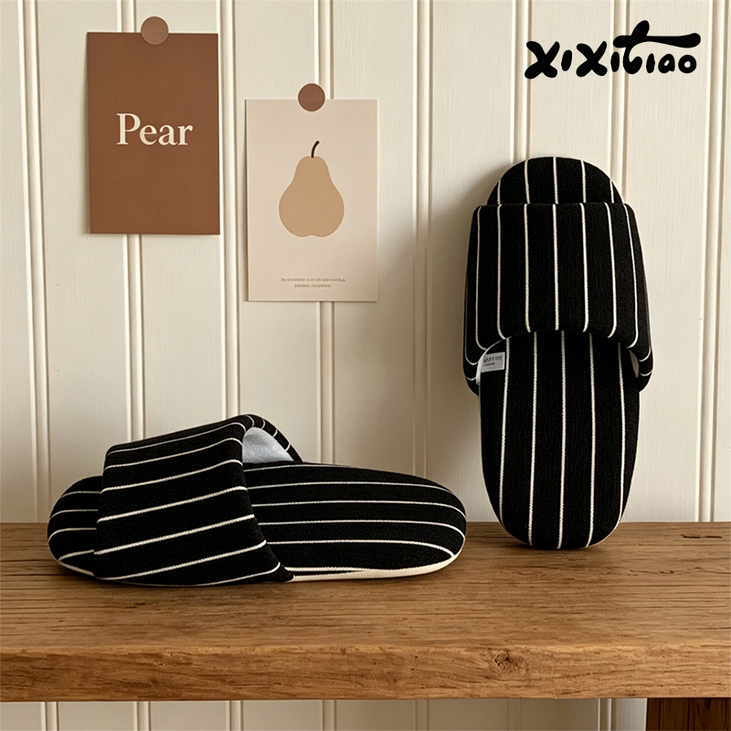 รองเท้าแตะในบ้านลายทาง XIXITIA - Men'S Shoes To Women'S Size บทวิจารณ์และราคา