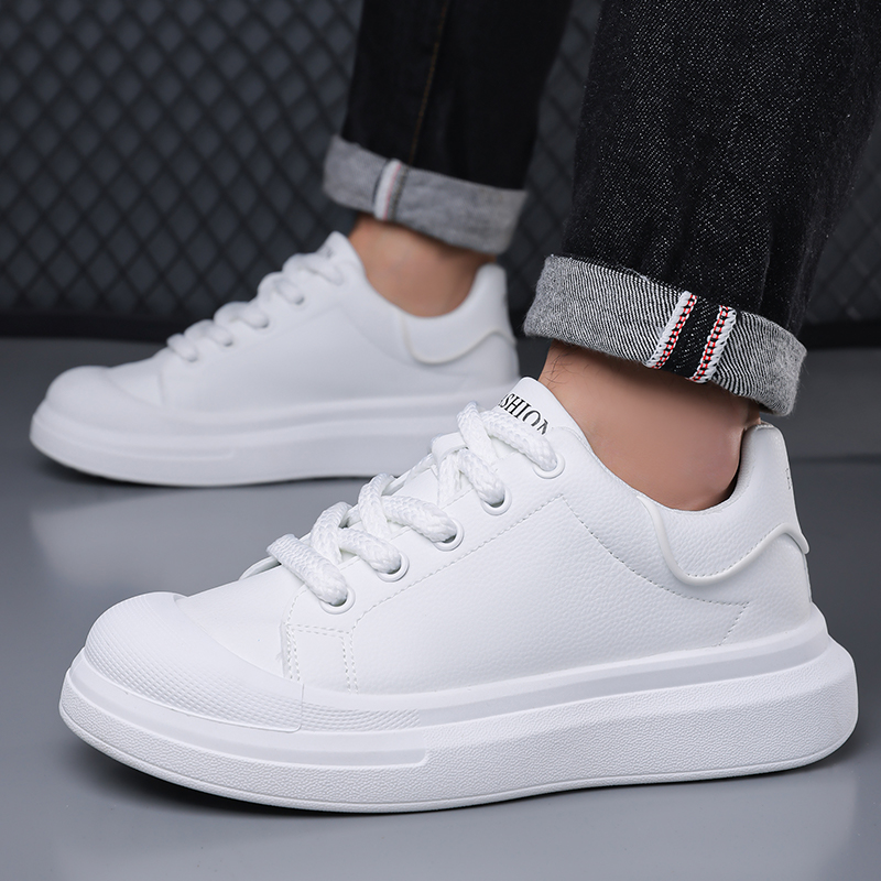 รองเท้าหนังสีขาวสำหรับผู้ชาย ร - Boat Shoe Leather บทวิจารณ์และราคา