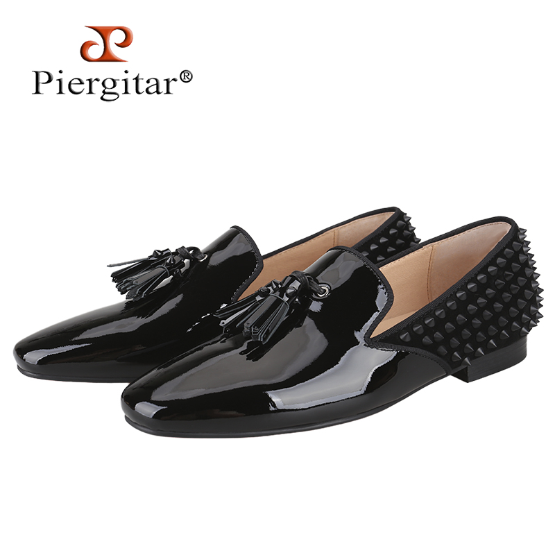 Piergitar สีดําสิทธิบัตรหนัง P - Men Shoes Red Tape บทวิจารณ์และราคา