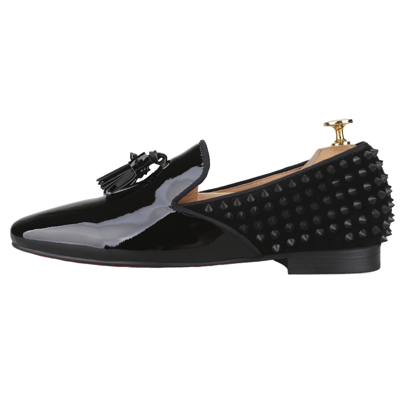 Piergitar สีดําสิทธิบัตรหนัง P - Men Shoes Red Tape บทวิจารณ์และราคา