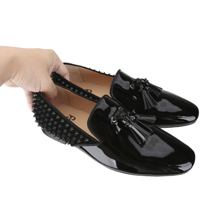 Piergitar สีดําสิทธิบัตรหนัง P - Men Shoes Red Tape บทวิจารณ์และราคา