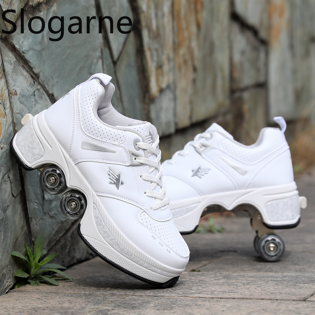 รองเท้าสเก็ตแบบมีล้อ 4 ล้อ สำห - Men'S Shoes To Women'S Size บทวิจารณ์และราคา