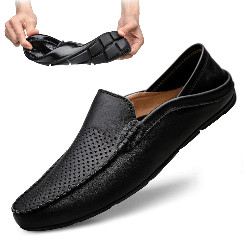 รองเท้าหนังนิ่มรองเท้าลำลองผู้ - Boat Shoe Leather บทวิจารณ์และราคา