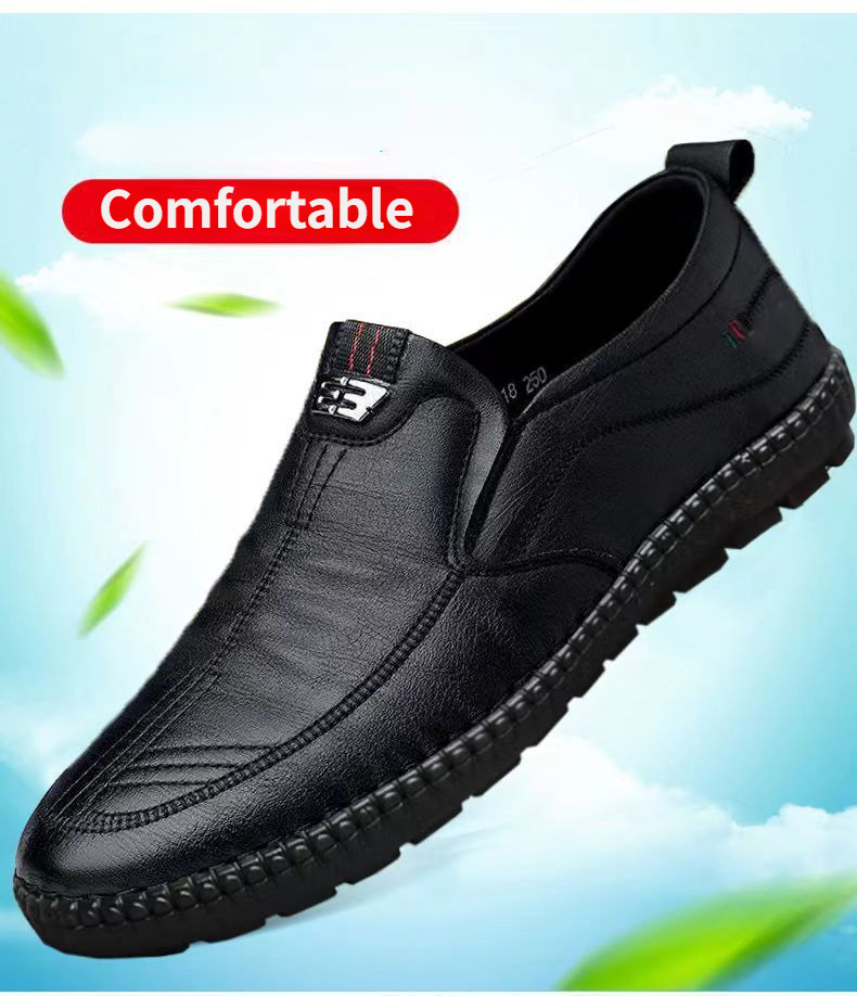 บุรุษหนังLoafersไม่ลื่นเดินรอง - Men Shoes For Office Work บทวิจารณ์และราคา