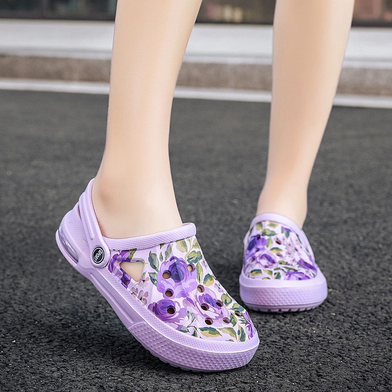 ฤดูร้อนผู้หญิงดอกไม้ Graffiti  - Men'S Shoes Crocs บทวิจารณ์และราคา