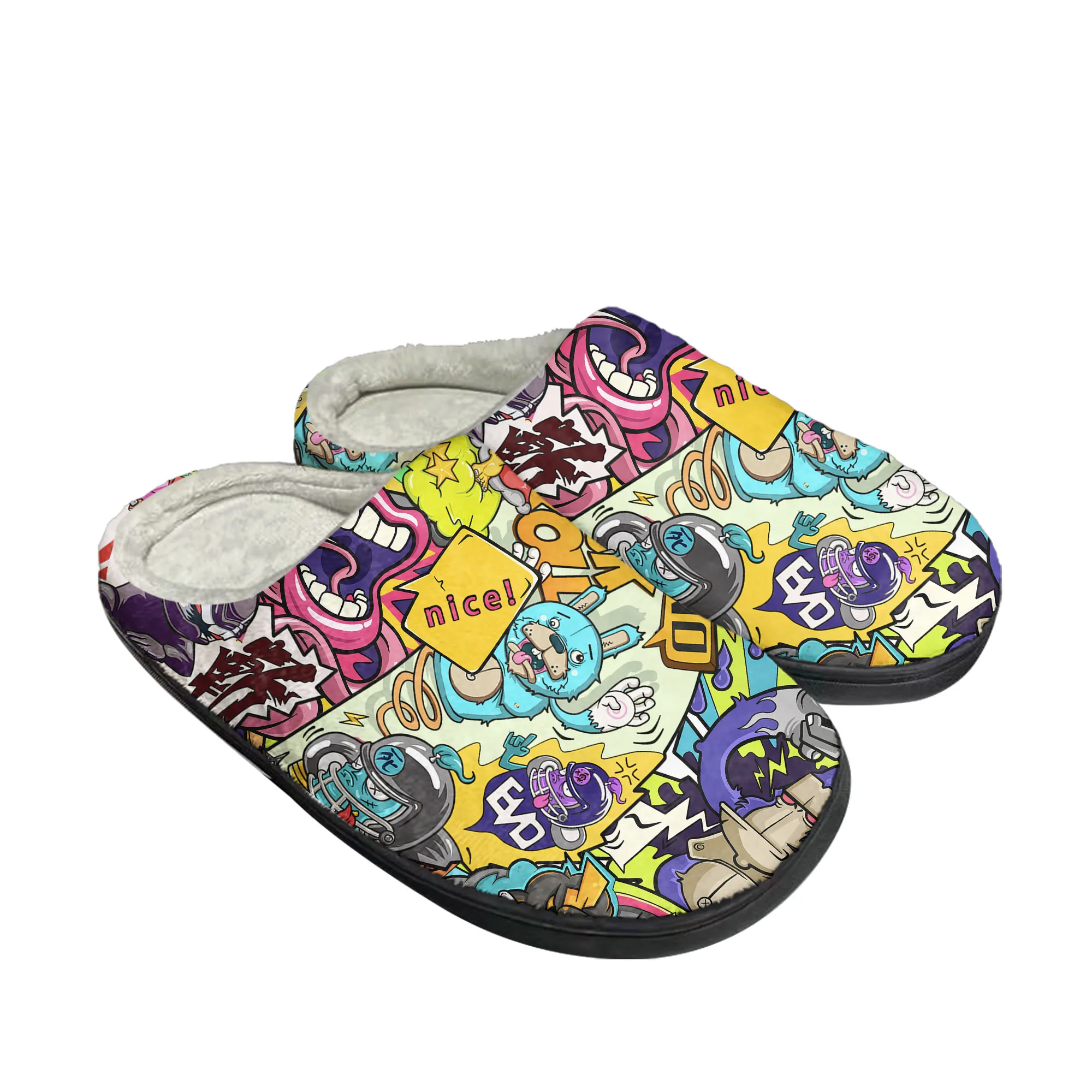 Street Art Graffiti บ้านรองเท้ - Men'S Shoes Quality บทวิจารณ์และราคา