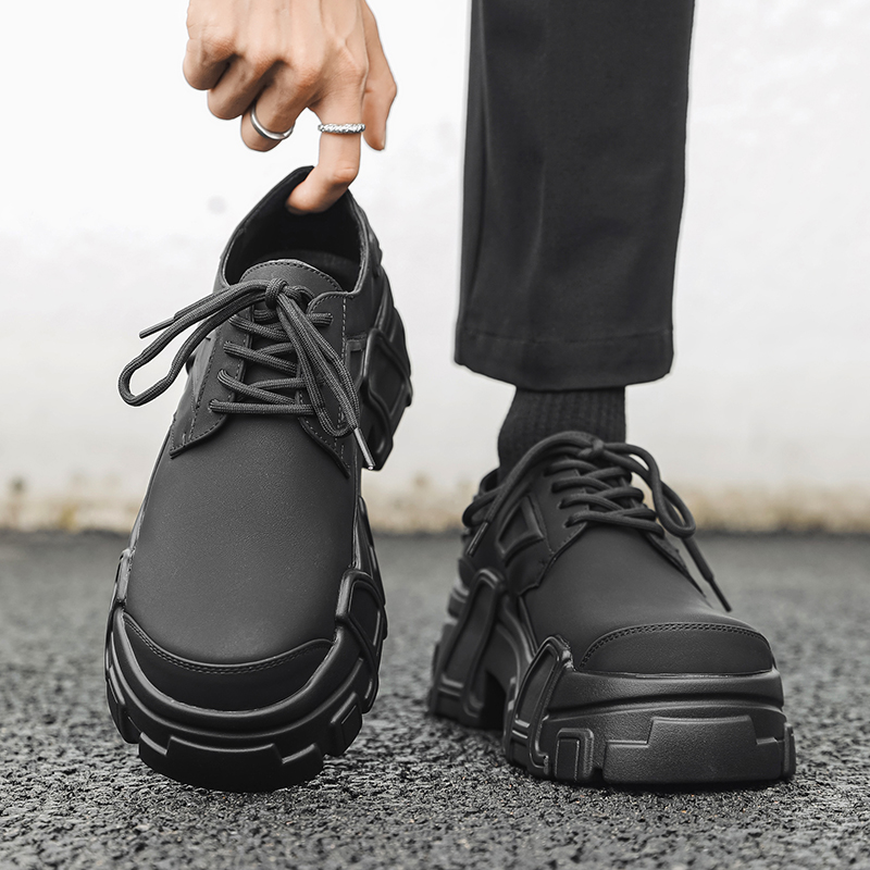 รองเท้าหนังรองเท้าชุดเดรสทางกา - Men Shoes For Office Work บทวิจารณ์และราคา