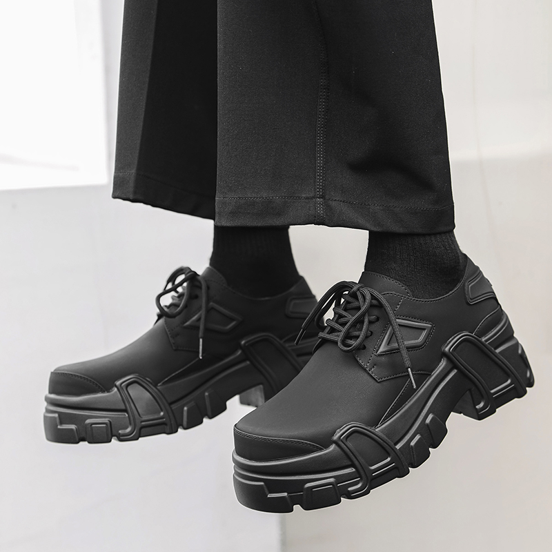 รองเท้าหนังรองเท้าชุดเดรสทางกา - Men Shoes For Office Work บทวิจารณ์และราคา