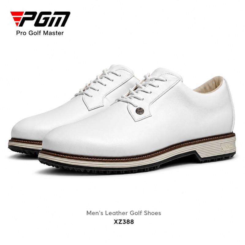 PGM รองเท้ากอล์ฟหนังวัวสำหรับผ - Men Shoes Eu To Us บทวิจารณ์และราคา