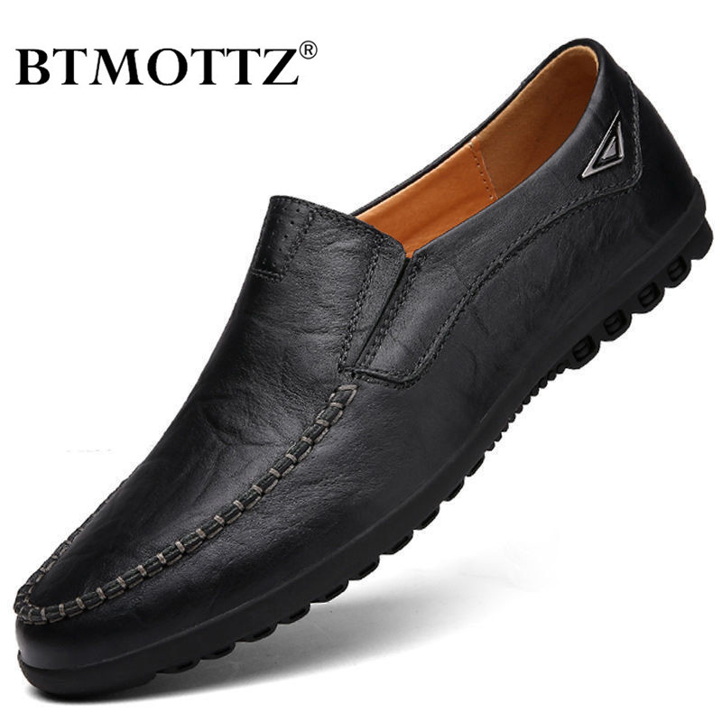 ของแท้หนังผู้ชายรองเท้าสบายๆยี - Boat Shoe Leather บทวิจารณ์และราคา