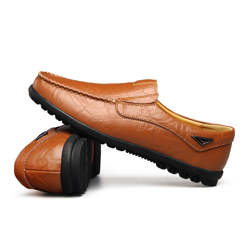 ของแท้หนังผู้ชายรองเท้าสบายๆยี - Boat Shoe Leather บทวิจารณ์และราคา