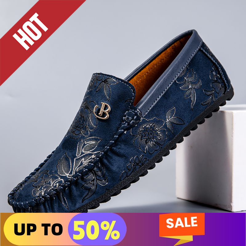หนังLoafersผู้ชายออกแบบMoccasi - Boat Shoe Leather บทวิจารณ์และราคา