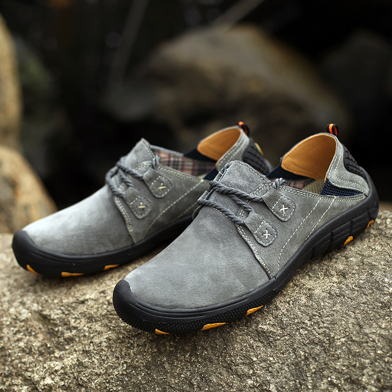 รองเท้าผู้ชายลำลองของใหม่ Plus - Boat Shoe Leather บทวิจารณ์และราคา