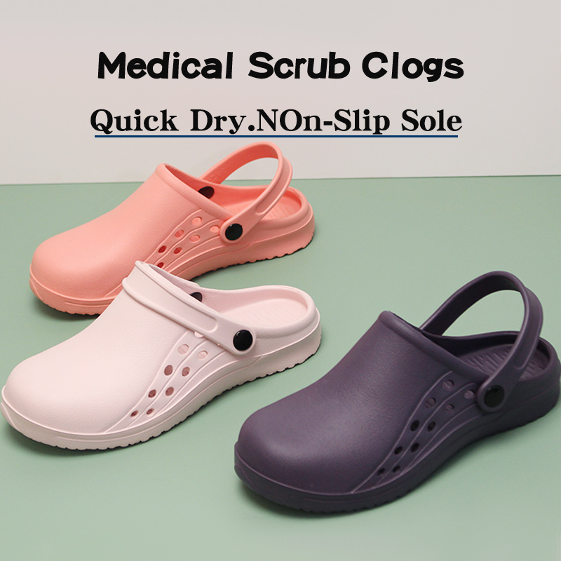 รองเท้าคล็อกส์แบบสวม สีพื้น สำ - Men Shoes For Office Work บทวิจารณ์และราคา