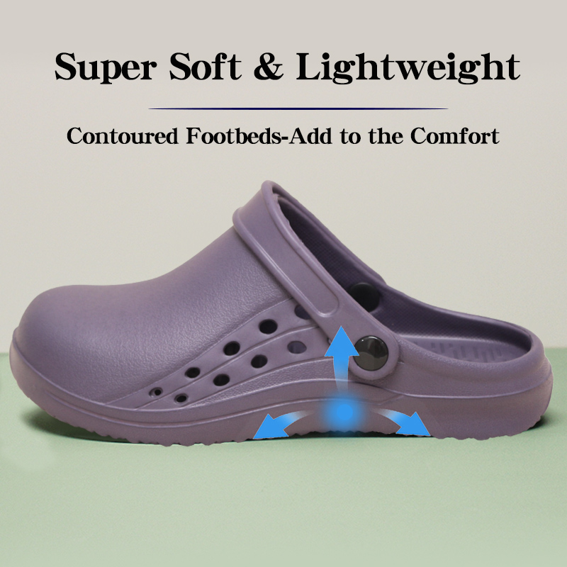 รองเท้าคล็อกส์แบบสวม สีพื้น สำ - Men Shoes For Office Work บทวิจารณ์และราคา