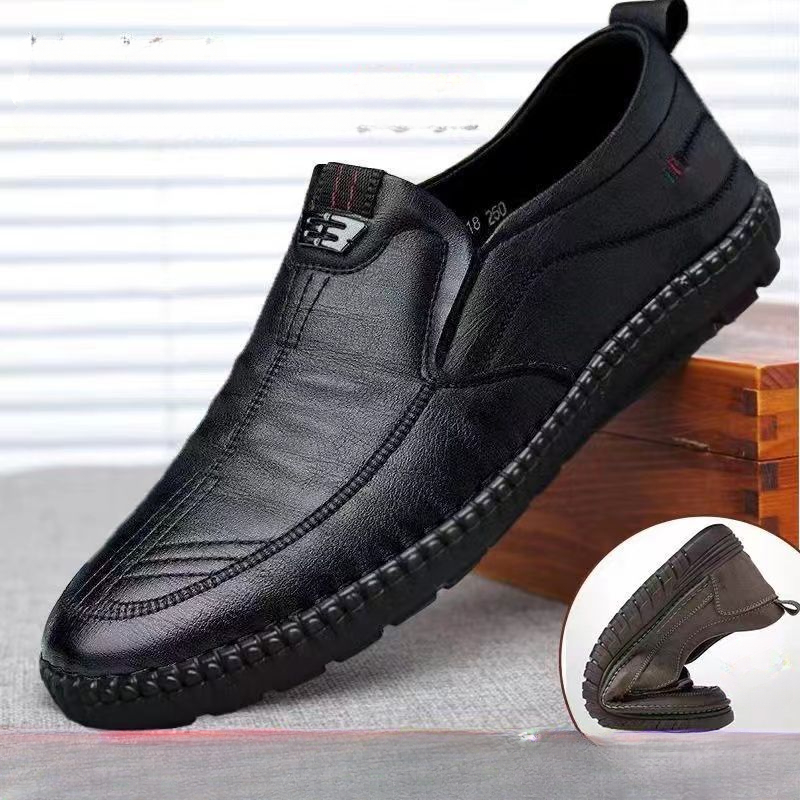 แฟลต sepatu pantofel kulit กัน - Men Shoes For Office Work บทวิจารณ์และราคา